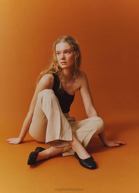 chaussure Cuir noir femmes 4N8J1 Vagabond jolies chaussures - Vagabond boutique Belgique