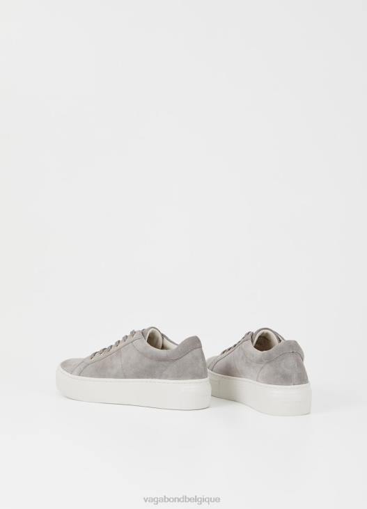 chaussure daim gris femmes 4N8J182 Vagabond baskets à plateforme zoe - Vagabond boutique Belgique