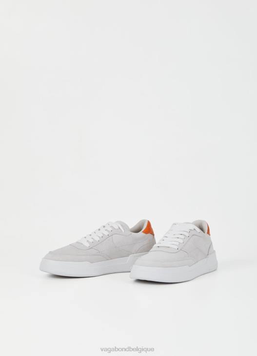 chaussure daim/peigne blanc cassé femmes 4N8J167 Vagabond baskets selena - Vagabond boutique Belgique