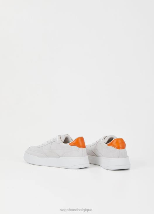 chaussure daim/peigne blanc cassé femmes 4N8J167 Vagabond baskets selena - Vagabond boutique Belgique