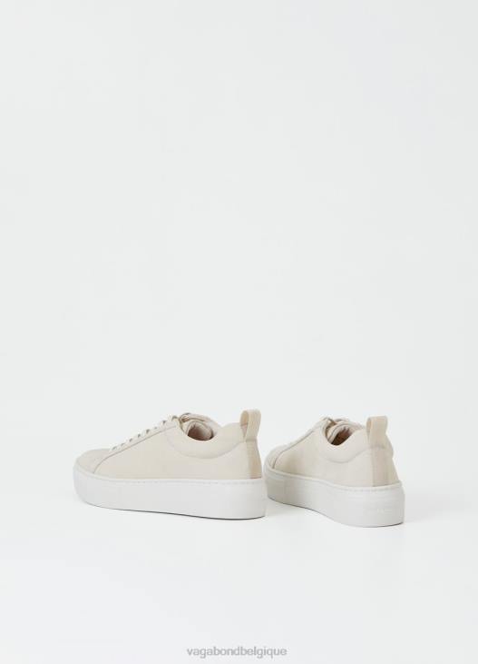 chaussure nubuck blanc cassé femmes 4N8J181 Vagabond baskets à plateforme zoe - Vagabond sandales femme