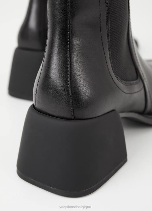 chaussure Cuir noir femmes 4N8J198 Vagabond bottes ansie - Vagabond sandales femme