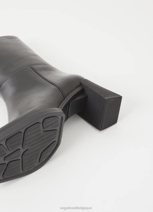 chaussure Cuir noir femmes 4N8J216 Vagabond bottes edwina - Vagabond sandales femme