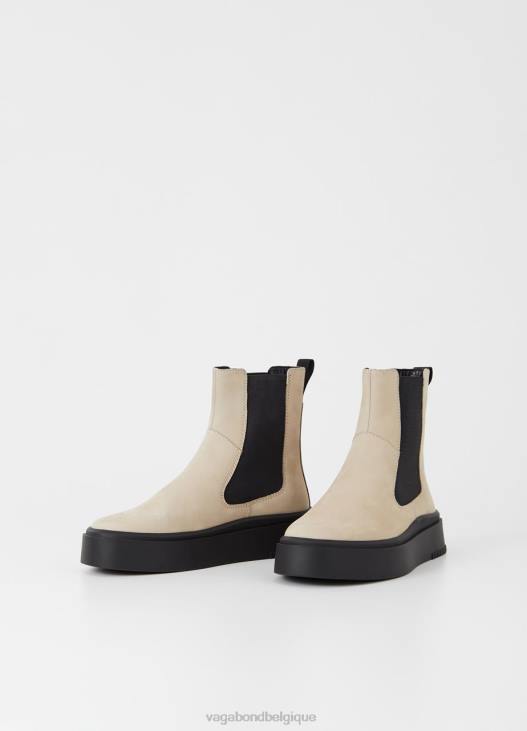 chaussure nubuck beige femmes 4N8J225 Vagabond bottes stacy - Vagabond sandales femme