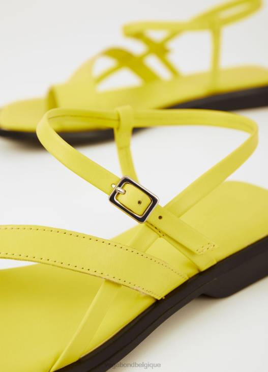 chaussure cuir vert clair femmes 4N8J54 Vagabond sandales izzy - Vagabond sandales femme