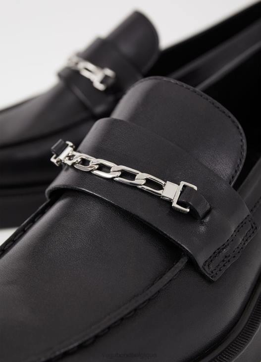 chaussure Cuir noir femmes 4N8J160 Vagabond jillian mocassin - Vagabond boutique Belgique