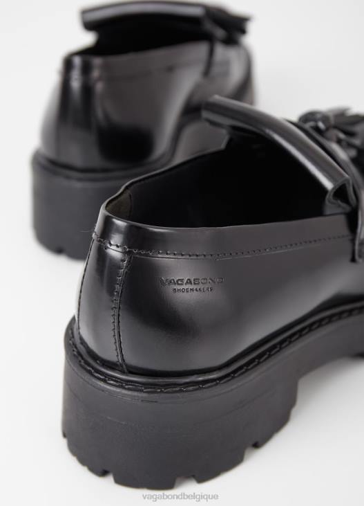 chaussure cuir poli noir femmes 4N8J158 Vagabond mocassins cosmo 2.0 - Vagabond chaussures
