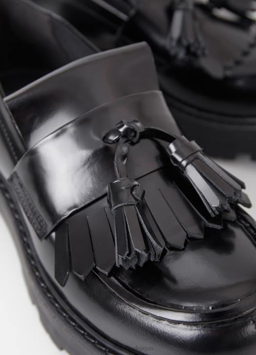 chaussure cuir poli noir femmes 4N8J158 Vagabond mocassins cosmo 2.0 - Vagabond chaussures