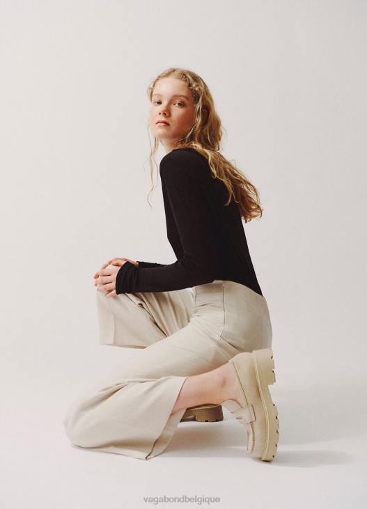 chaussure nubuck beige femmes 4N8J162 Vagabond mocassins cosmo 2.0 - Vagabond sandales femme