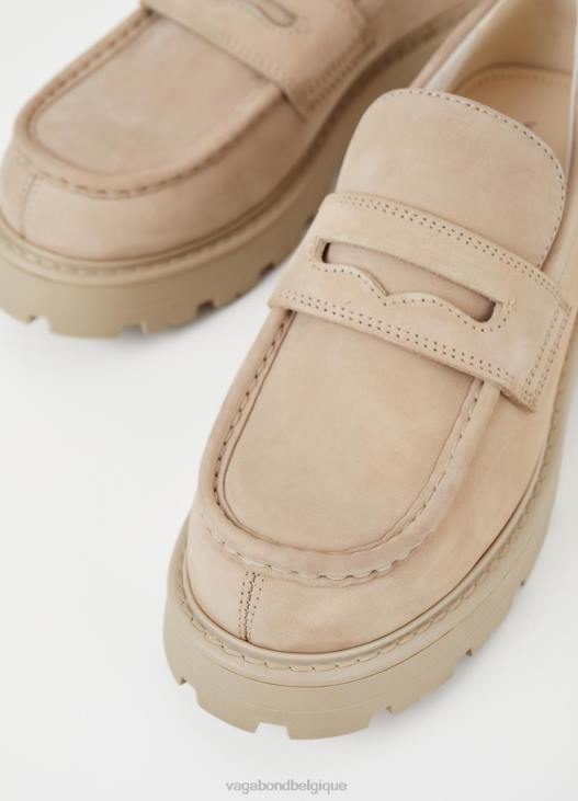 chaussure nubuck beige femmes 4N8J162 Vagabond mocassins cosmo 2.0 - Vagabond sandales femme
