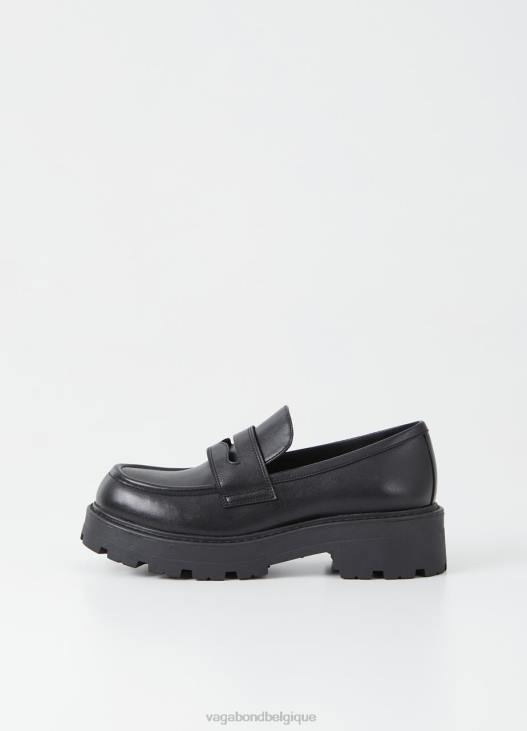 chaussure simili cuir noir femmes 4N8J151 Vagabond mocassins cosmo 2.0 - Vagabond boutique Belgique