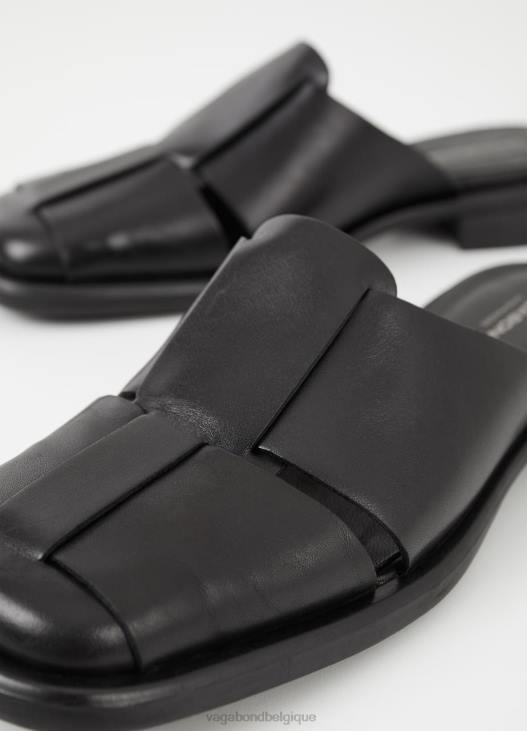 chaussure Cuir noir femmes 4N8J115 Vagabond mules britie - Vagabond boutique Belgique