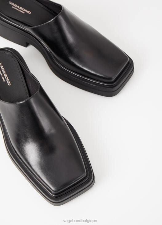 chaussure Cuir noir femmes 4N8J122 Vagabond mules eyra - Vagabond chaussures