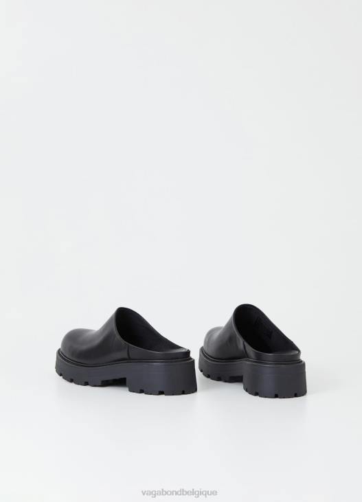 chaussure Cuir noir femmes 4N8J128 Vagabond mules cosmo 2.0 - Vagabond chaussures