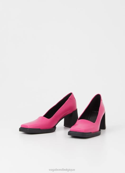 chaussure cuir rose femmes 4N8J108 Vagabond escarpins edwina - Vagabond sandales femme