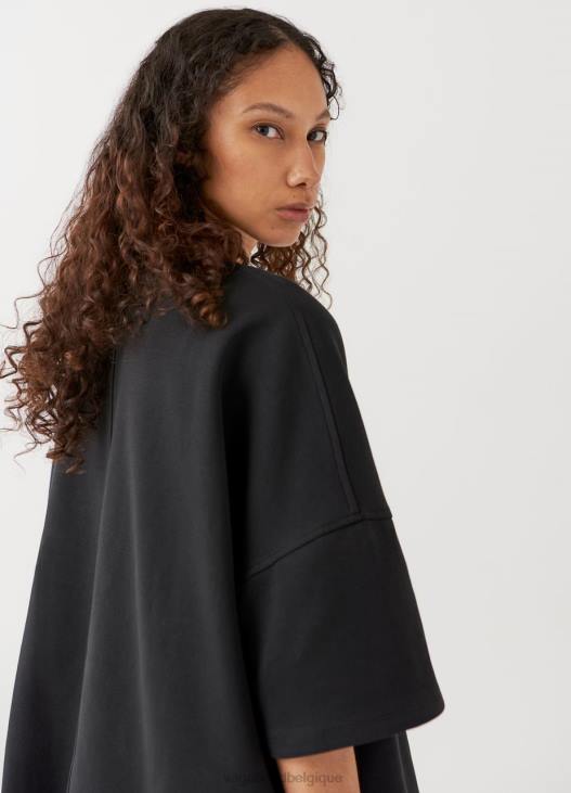 vêtements textile noir femmes 4N8J259 Vagabond tee shirt boxy x micky ho - Vagabond boutique Belgique