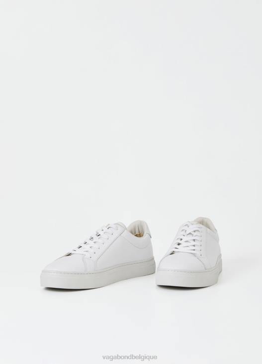 chaussure cuir blanc Hommes 4N8J262 Vagabond baskets paul 2.0 - Vagabond boutique Belgique
