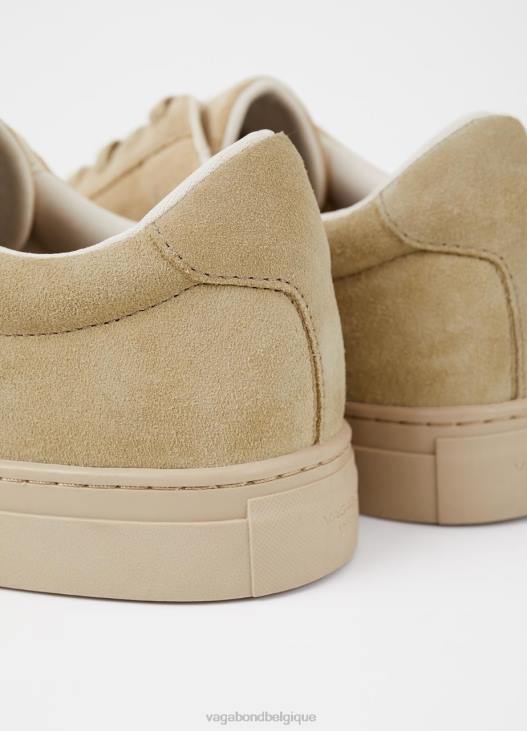 chaussure daim beige Hommes 4N8J266 Vagabond baskets paul 2.0 - Vagabond chaussures